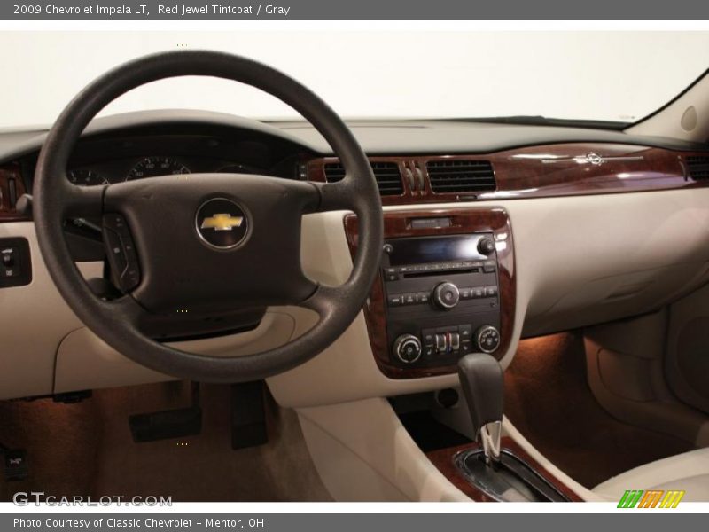 Red Jewel Tintcoat / Gray 2009 Chevrolet Impala LT