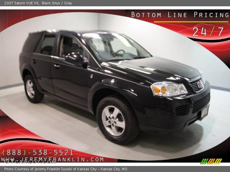 Black Onyx / Gray 2007 Saturn VUE V6
