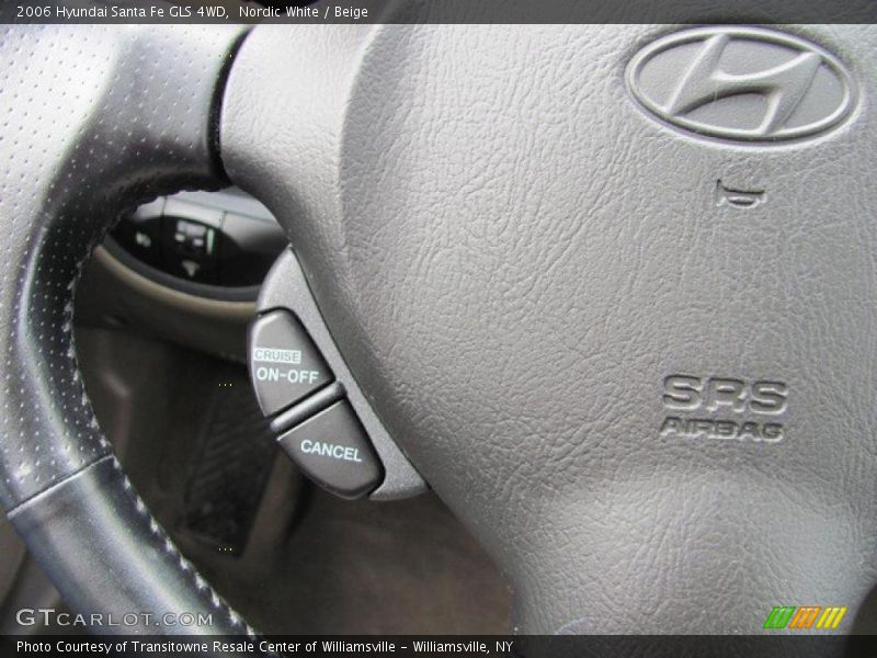 Nordic White / Beige 2006 Hyundai Santa Fe GLS 4WD