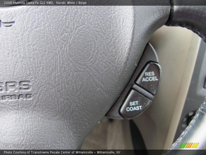 Nordic White / Beige 2006 Hyundai Santa Fe GLS 4WD