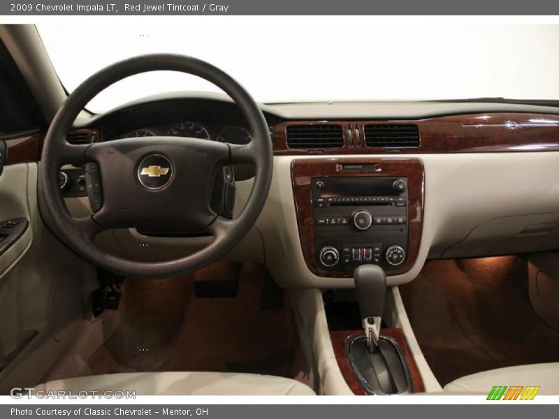 Red Jewel Tintcoat / Gray 2009 Chevrolet Impala LT
