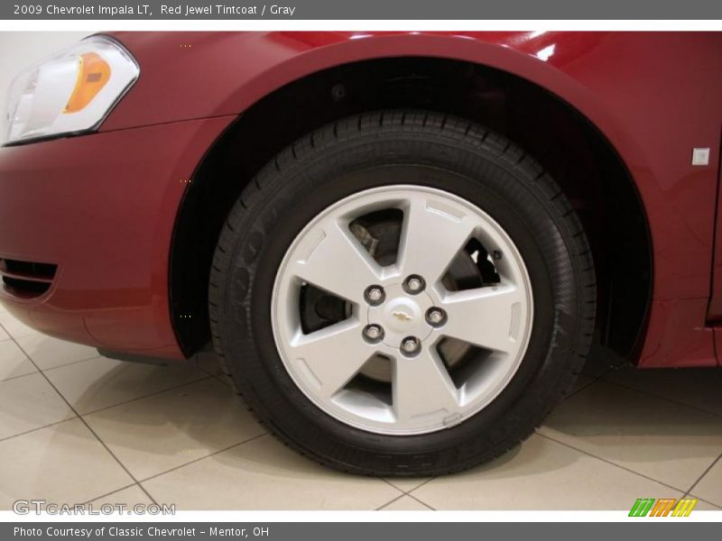 Red Jewel Tintcoat / Gray 2009 Chevrolet Impala LT