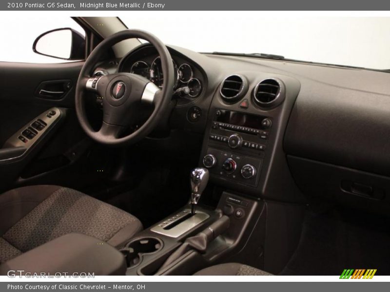 Midnight Blue Metallic / Ebony 2010 Pontiac G6 Sedan