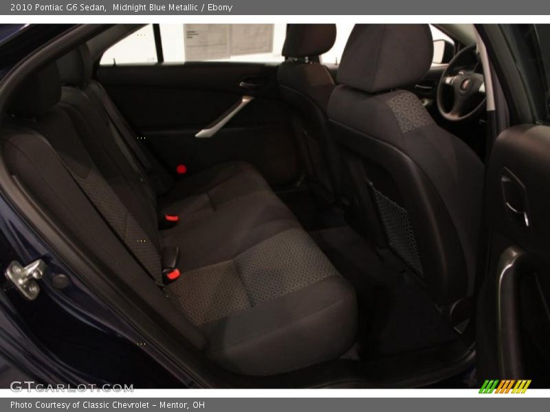 Midnight Blue Metallic / Ebony 2010 Pontiac G6 Sedan