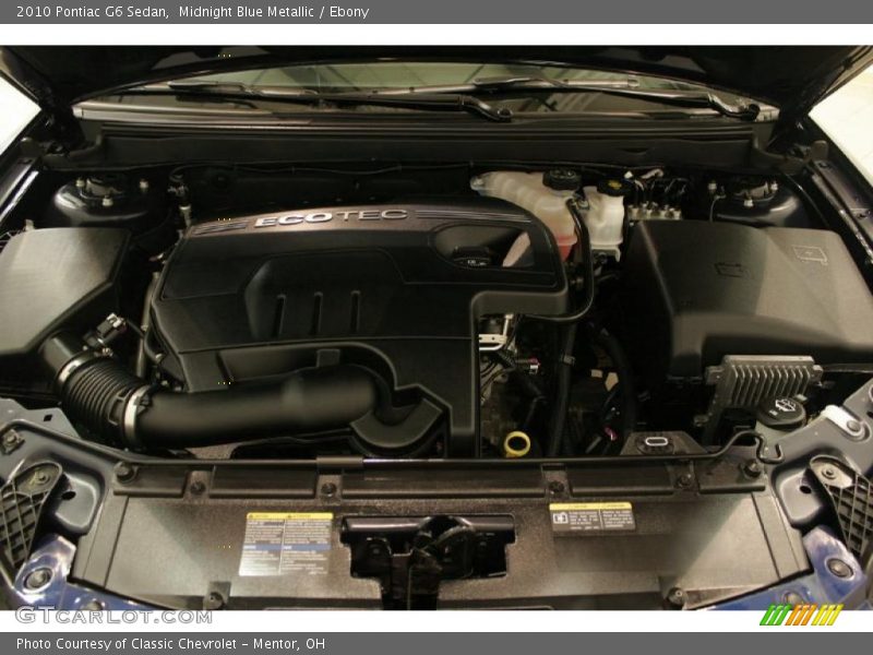 Midnight Blue Metallic / Ebony 2010 Pontiac G6 Sedan