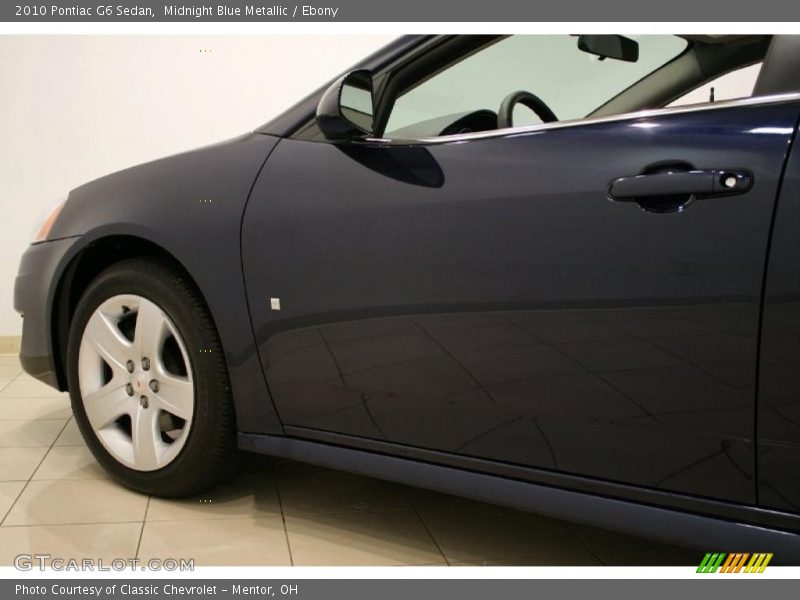 Midnight Blue Metallic / Ebony 2010 Pontiac G6 Sedan