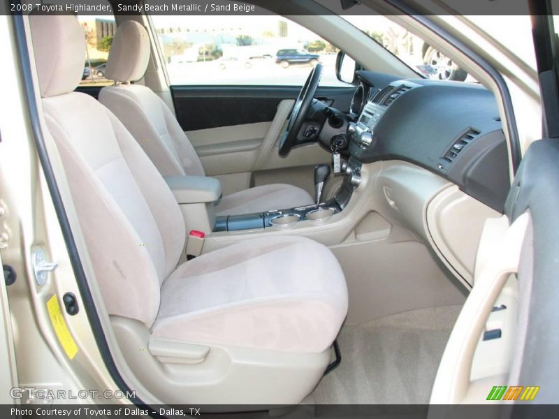 Sandy Beach Metallic / Sand Beige 2008 Toyota Highlander