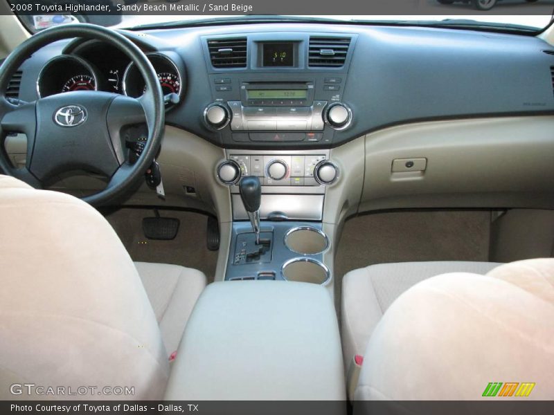 Sandy Beach Metallic / Sand Beige 2008 Toyota Highlander