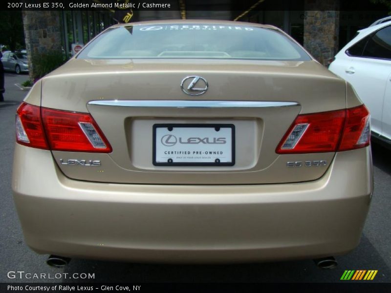 Golden Almond Metallic / Cashmere 2007 Lexus ES 350