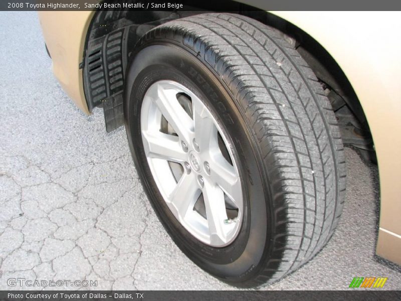 Sandy Beach Metallic / Sand Beige 2008 Toyota Highlander