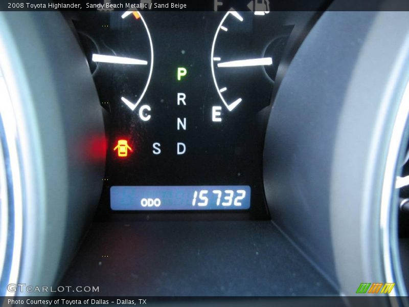 Sandy Beach Metallic / Sand Beige 2008 Toyota Highlander