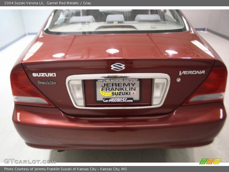 Garnet Red Metallic / Gray 2004 Suzuki Verona LX