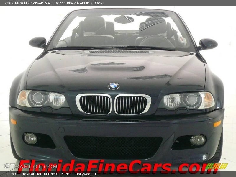 Carbon Black Metallic / Black 2002 BMW M3 Convertible