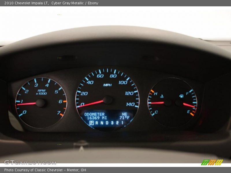 Cyber Gray Metallic / Ebony 2010 Chevrolet Impala LT