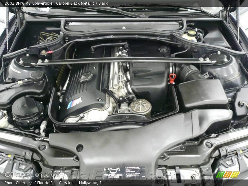 Carbon Black Metallic / Black 2002 BMW M3 Convertible