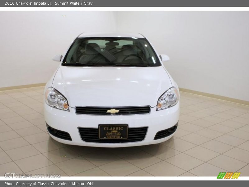 Summit White / Gray 2010 Chevrolet Impala LT