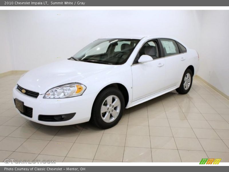 Summit White / Gray 2010 Chevrolet Impala LT