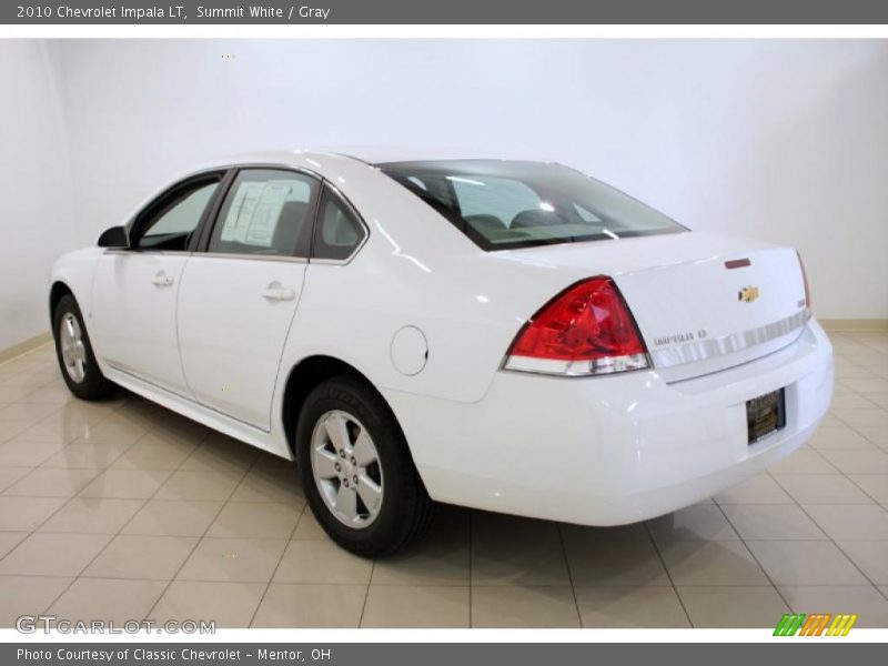 Summit White / Gray 2010 Chevrolet Impala LT