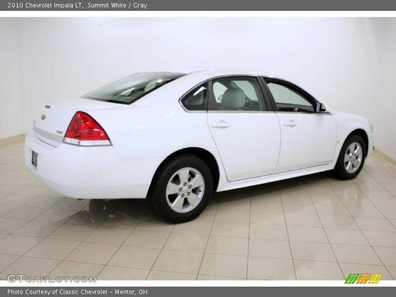 Summit White / Gray 2010 Chevrolet Impala LT