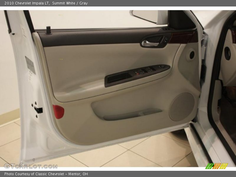 Summit White / Gray 2010 Chevrolet Impala LT