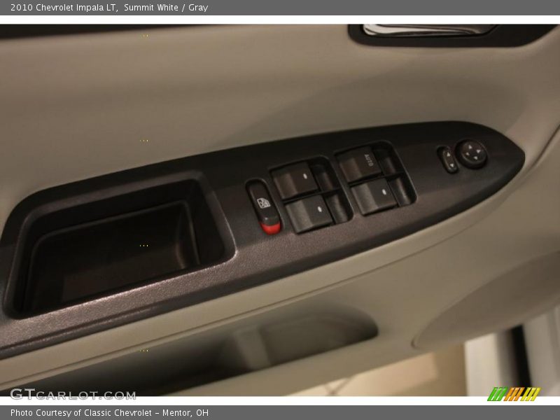Summit White / Gray 2010 Chevrolet Impala LT