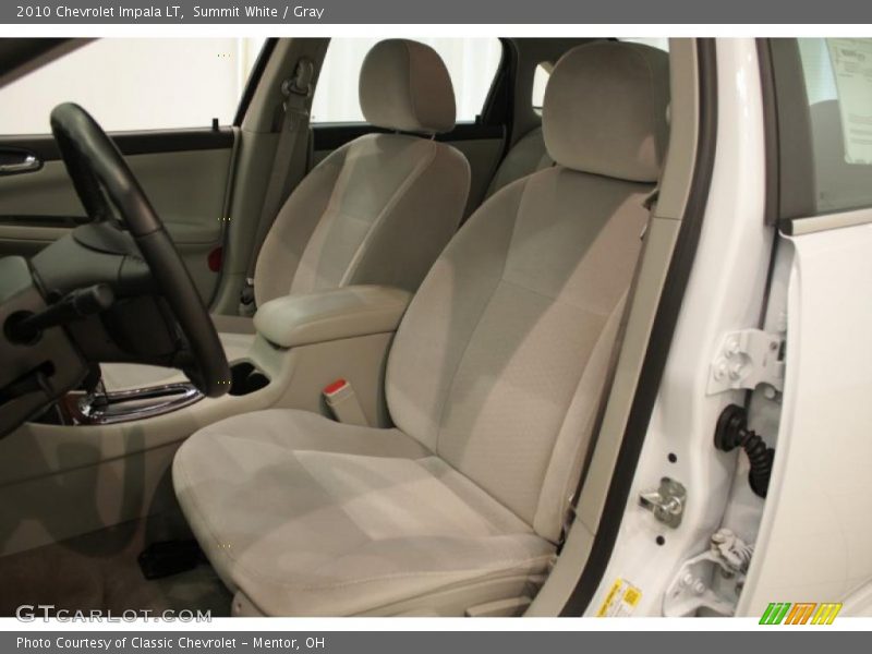 Summit White / Gray 2010 Chevrolet Impala LT