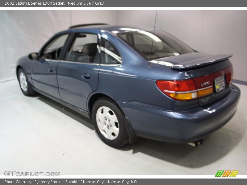 Medium Blue / Gray 2002 Saturn L Series L300 Sedan