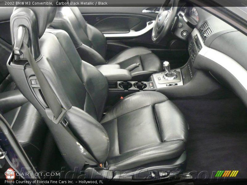 Carbon Black Metallic / Black 2002 BMW M3 Convertible