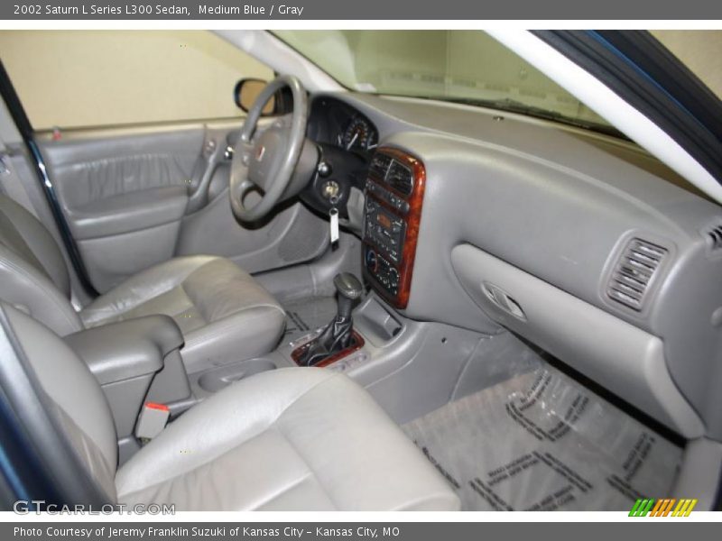Medium Blue / Gray 2002 Saturn L Series L300 Sedan