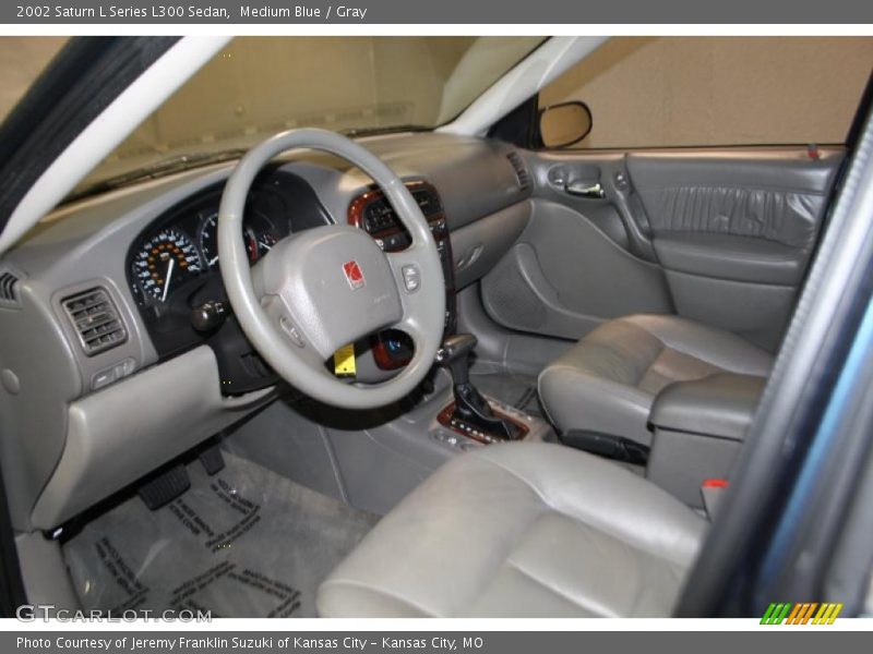Medium Blue / Gray 2002 Saturn L Series L300 Sedan