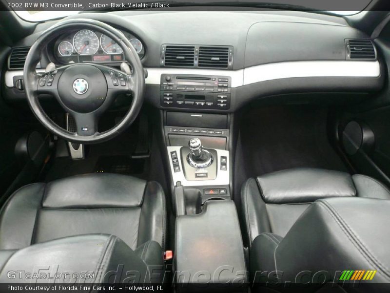 Carbon Black Metallic / Black 2002 BMW M3 Convertible