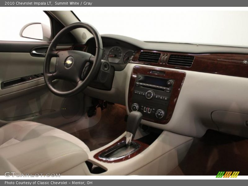 Summit White / Gray 2010 Chevrolet Impala LT