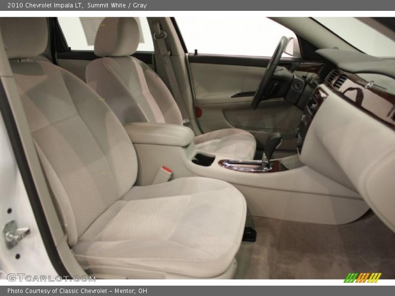 Summit White / Gray 2010 Chevrolet Impala LT