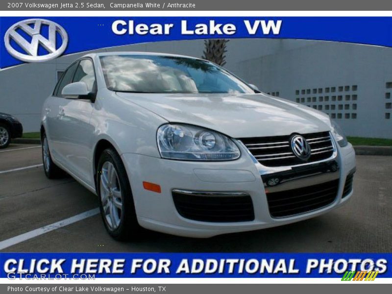 Campanella White / Anthracite 2007 Volkswagen Jetta 2.5 Sedan