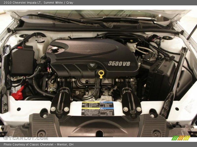 Summit White / Gray 2010 Chevrolet Impala LT