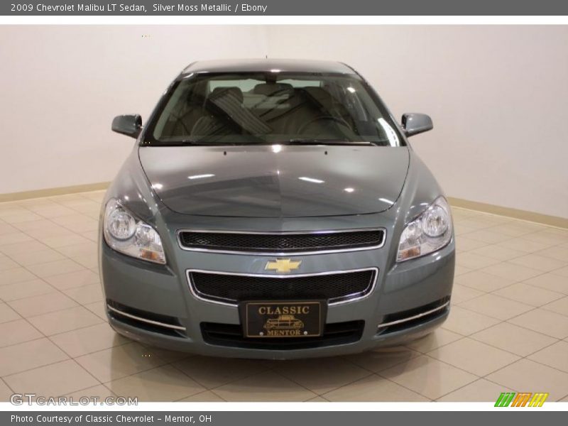 Silver Moss Metallic / Ebony 2009 Chevrolet Malibu LT Sedan