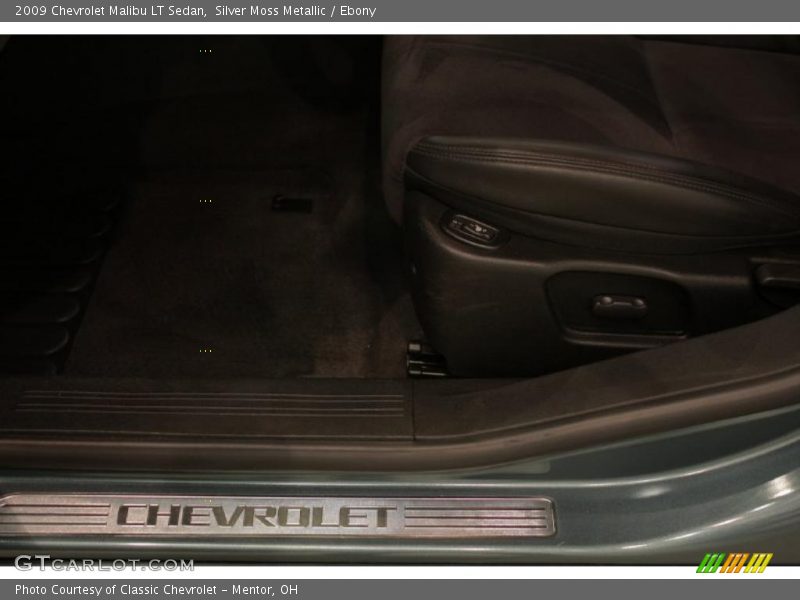 Silver Moss Metallic / Ebony 2009 Chevrolet Malibu LT Sedan