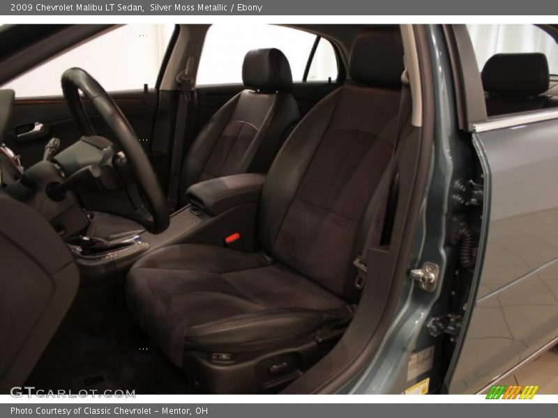 Silver Moss Metallic / Ebony 2009 Chevrolet Malibu LT Sedan