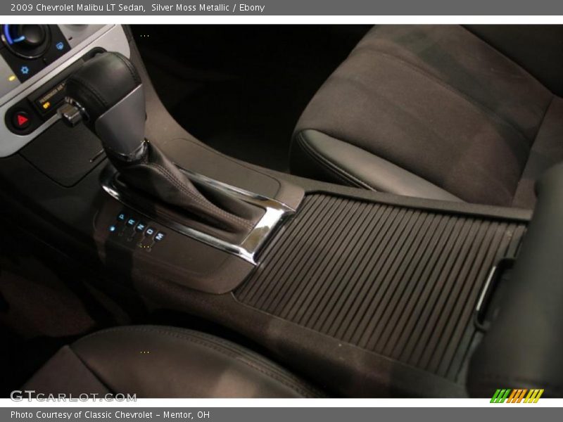 Silver Moss Metallic / Ebony 2009 Chevrolet Malibu LT Sedan