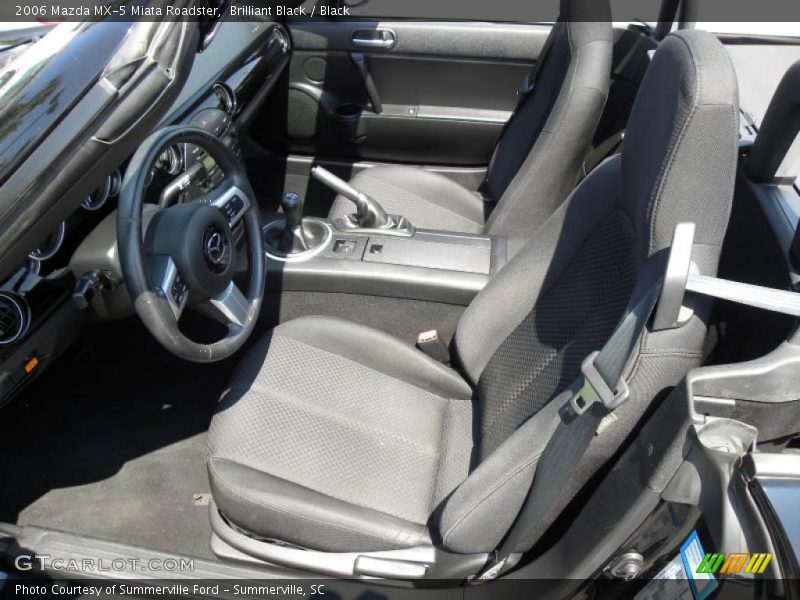 Brilliant Black / Black 2006 Mazda MX-5 Miata Roadster