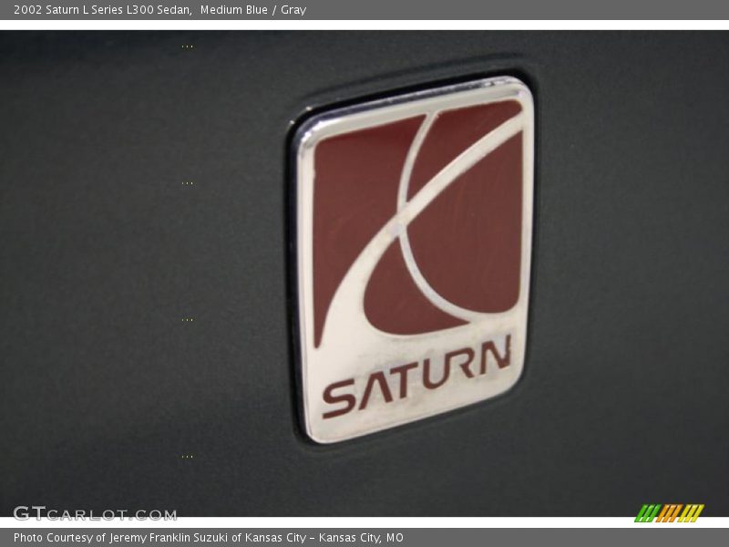 Medium Blue / Gray 2002 Saturn L Series L300 Sedan