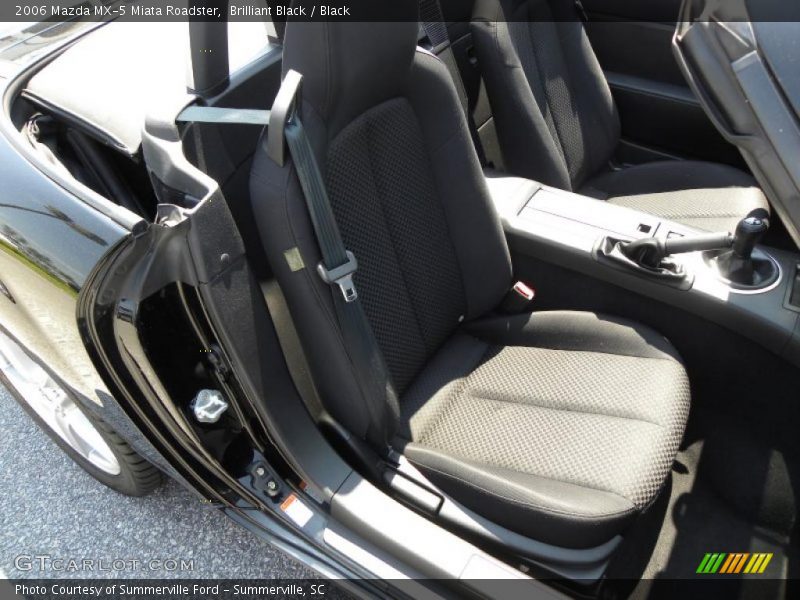 Brilliant Black / Black 2006 Mazda MX-5 Miata Roadster