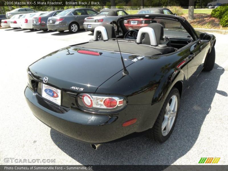 Brilliant Black / Black 2006 Mazda MX-5 Miata Roadster