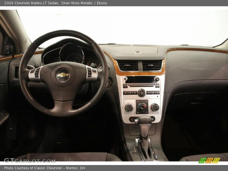 Silver Moss Metallic / Ebony 2009 Chevrolet Malibu LT Sedan