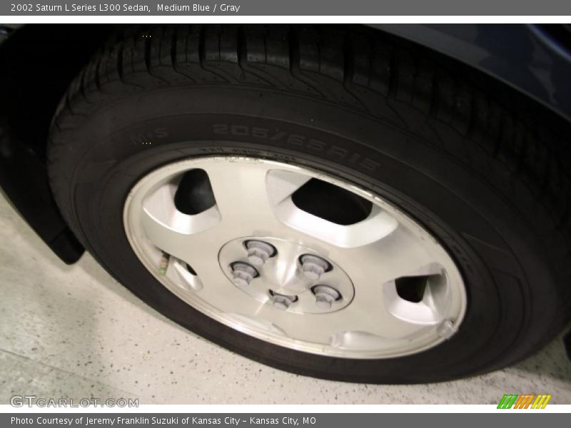 Medium Blue / Gray 2002 Saturn L Series L300 Sedan