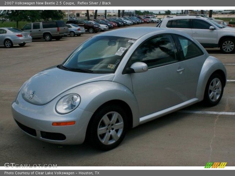Reflex Silver / Black 2007 Volkswagen New Beetle 2.5 Coupe