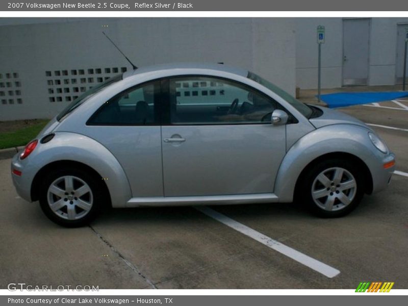 Reflex Silver / Black 2007 Volkswagen New Beetle 2.5 Coupe