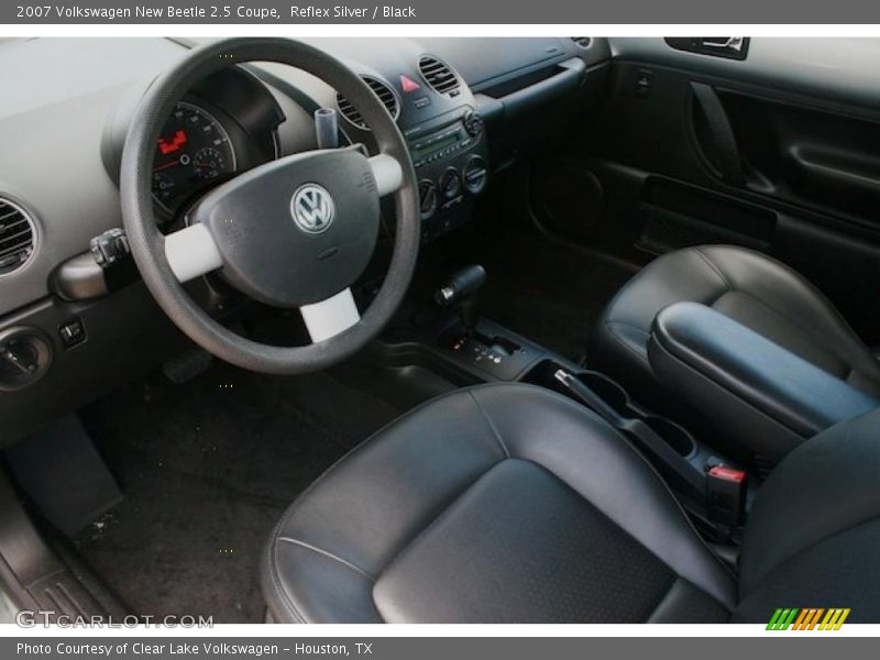 Reflex Silver / Black 2007 Volkswagen New Beetle 2.5 Coupe