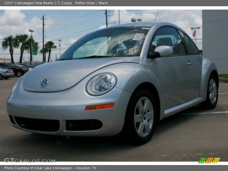 Reflex Silver / Black 2007 Volkswagen New Beetle 2.5 Coupe