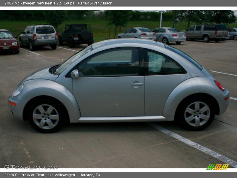 Reflex Silver / Black 2007 Volkswagen New Beetle 2.5 Coupe
